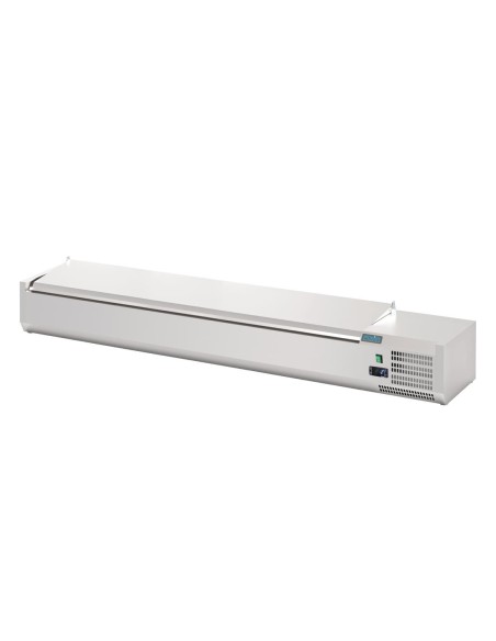 Saladette Polar Série G 8x GN 1/4 - inox, contrôle numérique