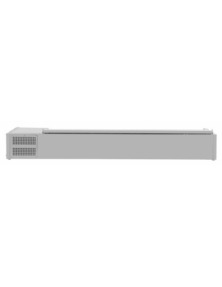 Saladette Polar Série G 8x GN 1/4 - inox, contrôle numérique
