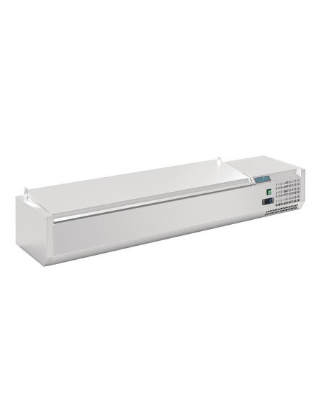 Saladette Polar Série G 7x GN 1/4 - inox, 2-8°C