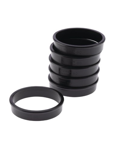 Cercles à tarte Exoglass 80 mm - lot de 6 Matfer Bourgeat