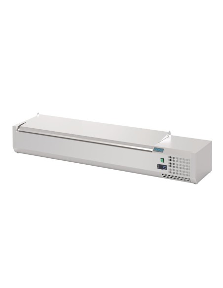 Saladette Polar Série G 7x GN 1/4 - inox, 2-8°C