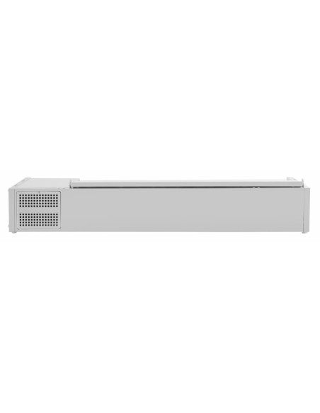 Saladette Polar Série G 7x GN 1/4 - inox, 2-8°C