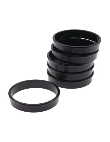 Cercles à tarte Exoglass Matfer Bourgeat 100 mm - lot de 6