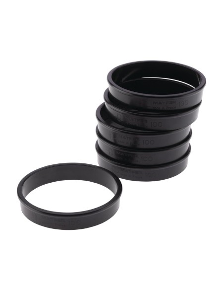 Cercles à tarte Exoglass Matfer Bourgeat 100 mm - lot de 6