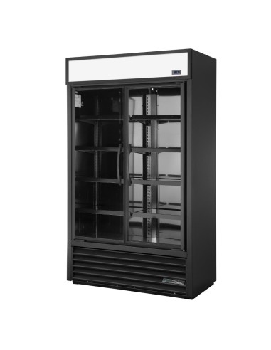 Vitrine réfrigérée True Slimline 525 L noire - 5 ans garantie
