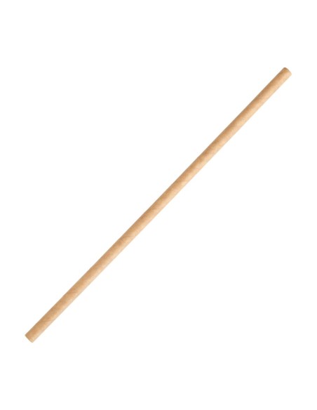 Pailles compostables en papier kraft Fiesta Compostable - lot de 250