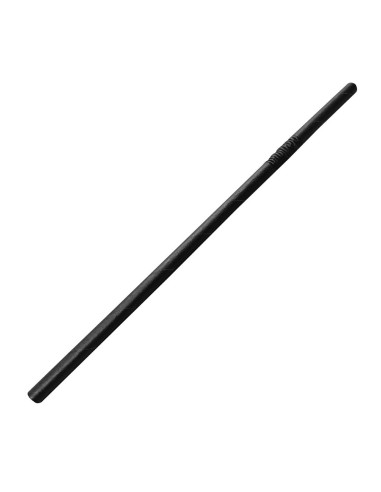 Pailles en papier compostables noires Fiesta - lot de 250