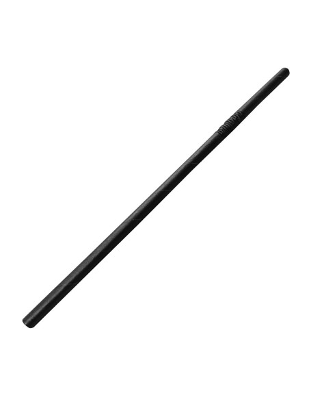 Pailles en papier compostables noires Fiesta - lot de 250