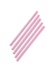 Pailles à smoothie compostables Fiesta Rose 210mm - lot de 250 2