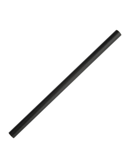 Pailles à smoothie compostables Fiesta noir 210mm - lot 250