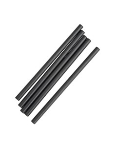 Pailles à smoothie compostables Fiesta noir 210mm - lot 250 2