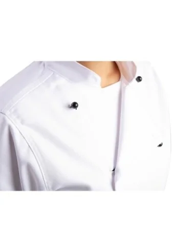 Veste de cuisine mixte Whites Chicago manches courtes blanche M