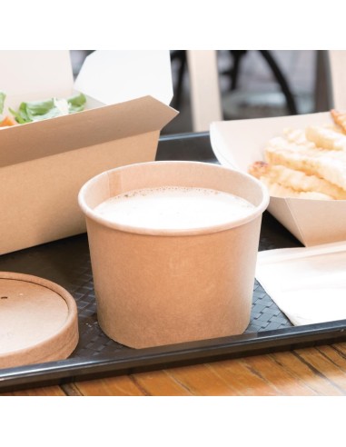 Pots à soupe compostables PLA Fiesta 98 mm - 500 pcs