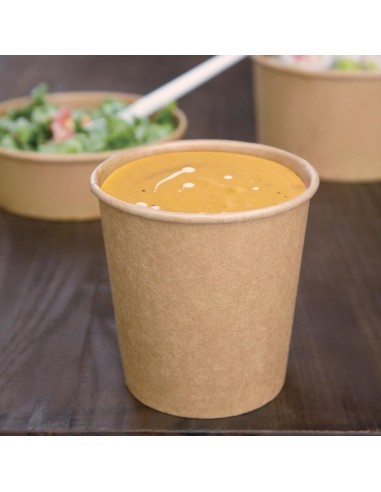 Pots à soupe compostables PLA Fiesta 98 mm - 500 pcs