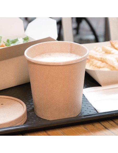 Pots à soupe compostables PLA Fiesta 98 mm - 500 pcs