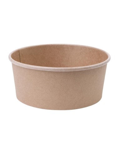 Bols salade kraft ronds 75 cl Fiesta Compostable - Lot de 300