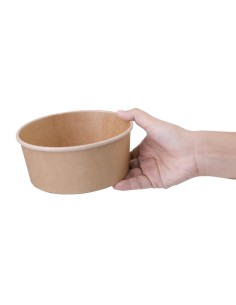 Bols salade kraft ronds 75 cl Fiesta Compostable - Lot de 300 2