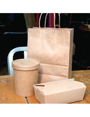 Pots à soupe compostables PLA Fiesta 910ml - lot de 500