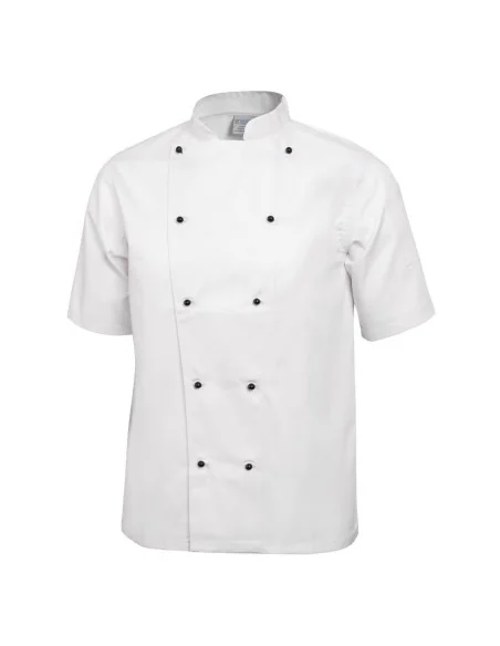 Veste de cuisine mixte Whites Chicago manches courtes blanche M