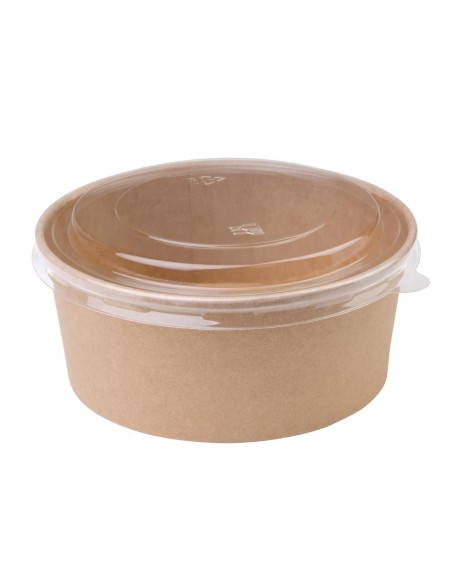 Bols salade kraft ronds 75 cl Fiesta Compostable - Lot de 300