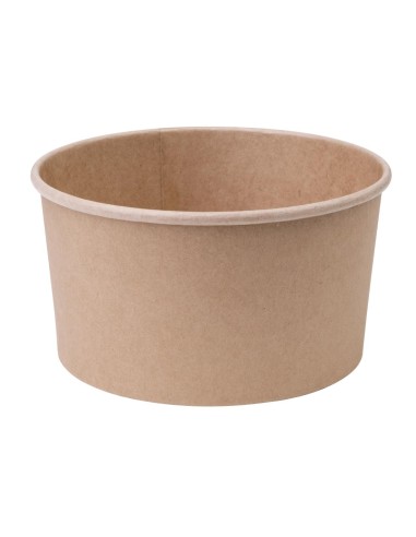 Bols salade kraft ronds 1 L - lot de 300 | Fiesta Compostable