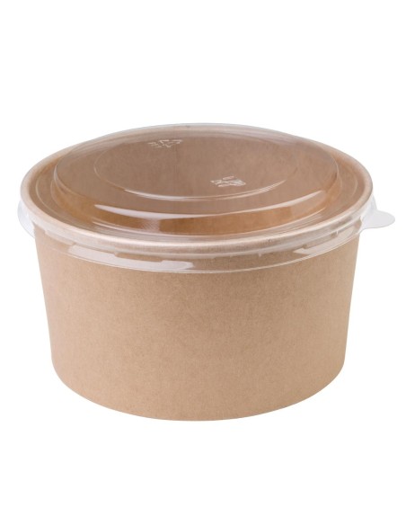 Bols salade kraft ronds 1 L - lot de 300 | Fiesta Compostable