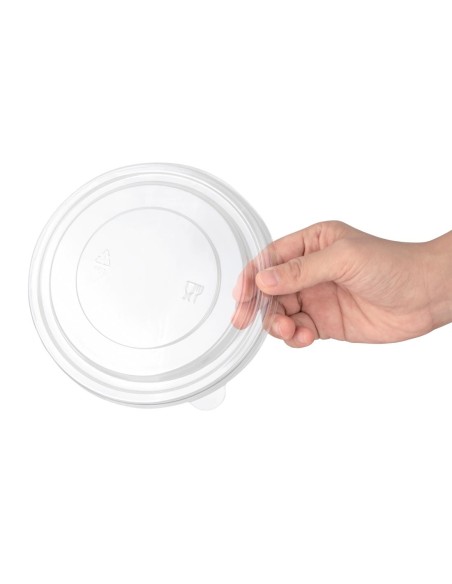 Couvercles PET Fiesta Recyclable - lot de 300 pour bols FB196-198
