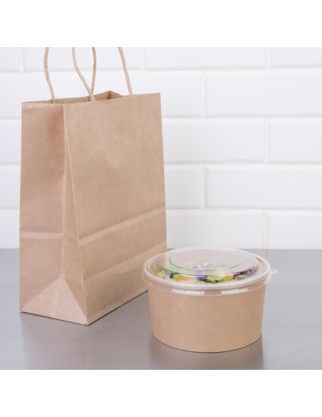 Bols salade kraft ronds 1 L - lot de 300 | Fiesta Compostable