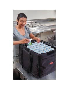 Sac de livraison moyen Cambro GoBag - Noir 2
