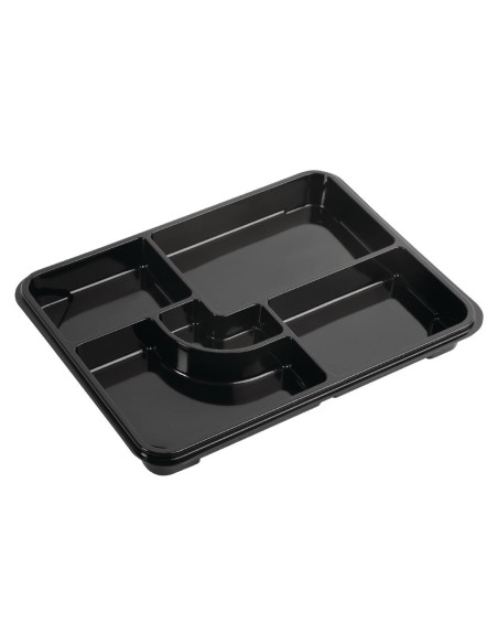 Plateaux repas Bento Faerch recyclables 263x201 mm - lot de 90