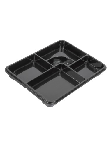 Plateaux repas Bento Faerch recyclables 263x201 mm - lot de 90
