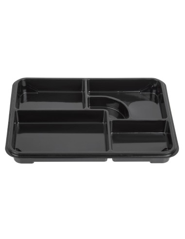 Plateaux repas Bento Faerch recyclables 263x201 mm - lot de 90