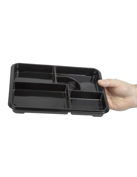 Plateaux repas Bento Faerch recyclables 263x201 mm - lot de 90
