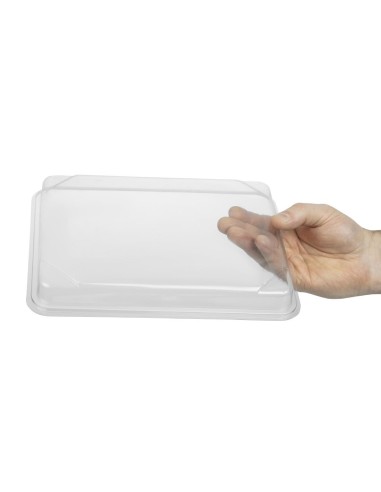 Couvercles PET recyclables 263x201 mm - lot de 90