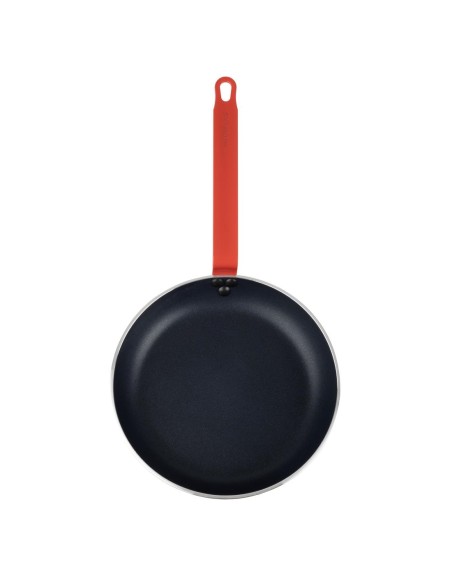 Poêle aluminium antiadhésive Teflon Platinum Plus Hygiplas 280 mm - rouge