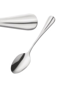 Cuillères à dessert Amefa Baguette - lot de 12 en inox