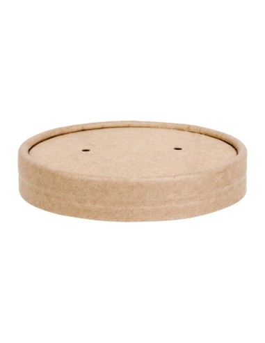 Couvercles en papier Fiesta Compostable 118mm - Lot de 500