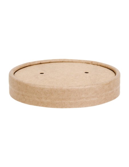 Couvercles en papier Fiesta Compostable 118mm - Lot de 500