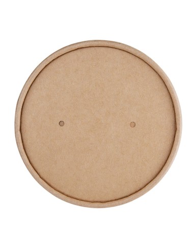 Couvercles en papier Fiesta Compostable 118mm - Lot de 500