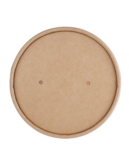Couvercles en papier Fiesta Compostable 118mm - Lot de 500