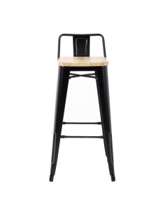 Tabourets bistro hauts Bolero noirs - lot de 4 2