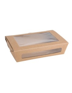 Boîtes salade compostables Fiesta 1200ml - lot de 200