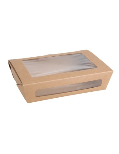 Boîtes salade compostables Fiesta 1200ml - lot de 200