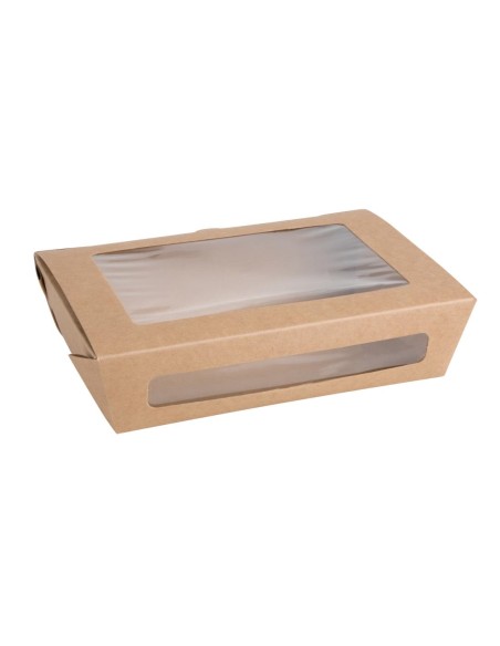 Boîtes salade compostables Fiesta 1200ml - lot de 200