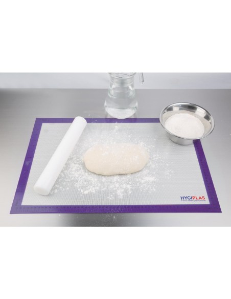 Tapis de cuisson antiadhésif Hygiplas 585x385 mm - Violet
