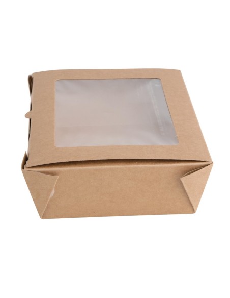 Boîtes salade compostables Fiesta 1200ml - lot de 200