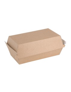 Petites boîtes kraft compostables Fiesta 172mm - Lot de 200