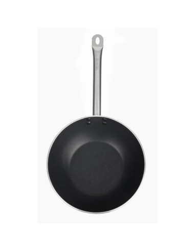 Wok aluminium antiadhésif induction Vogue 300mm