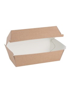 Petites boîtes kraft compostables Fiesta 172mm - Lot de 200 2