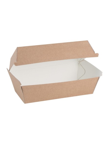 Petites boîtes kraft compostables Fiesta 172mm - Lot de 200